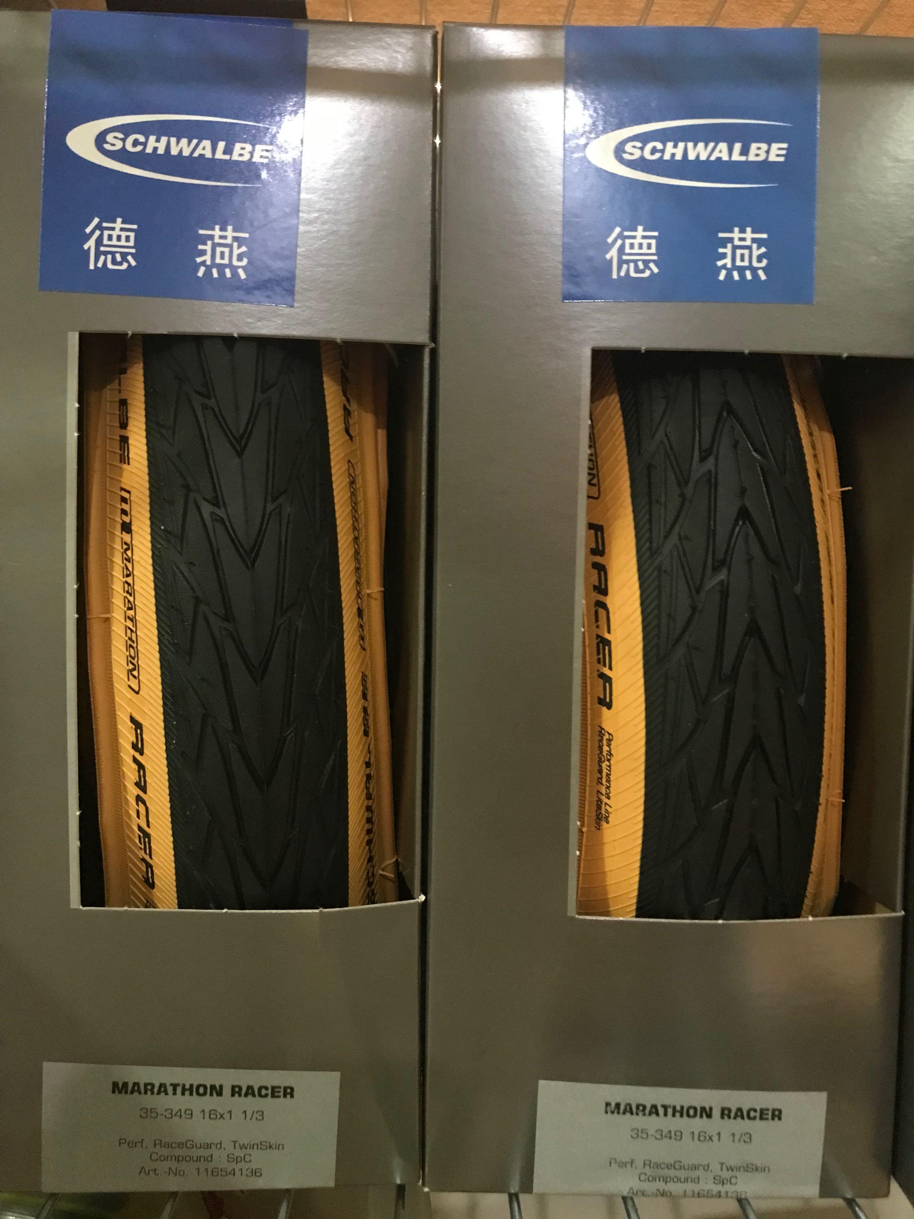 schwalbe marathon racer tan wall