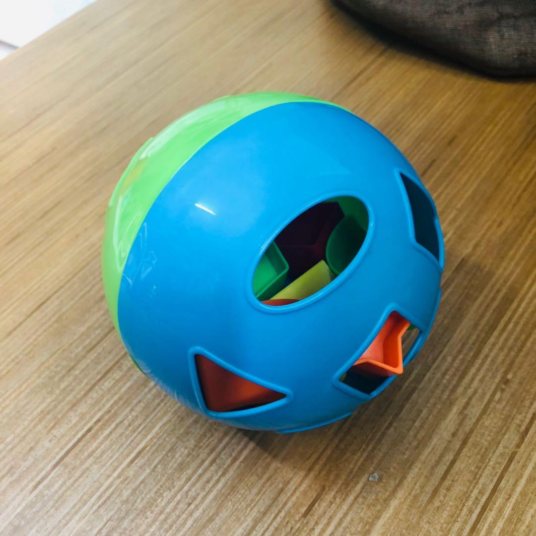 Shape sorting ball, toddler toys, baby toys, Hobbies & Toys, Toys