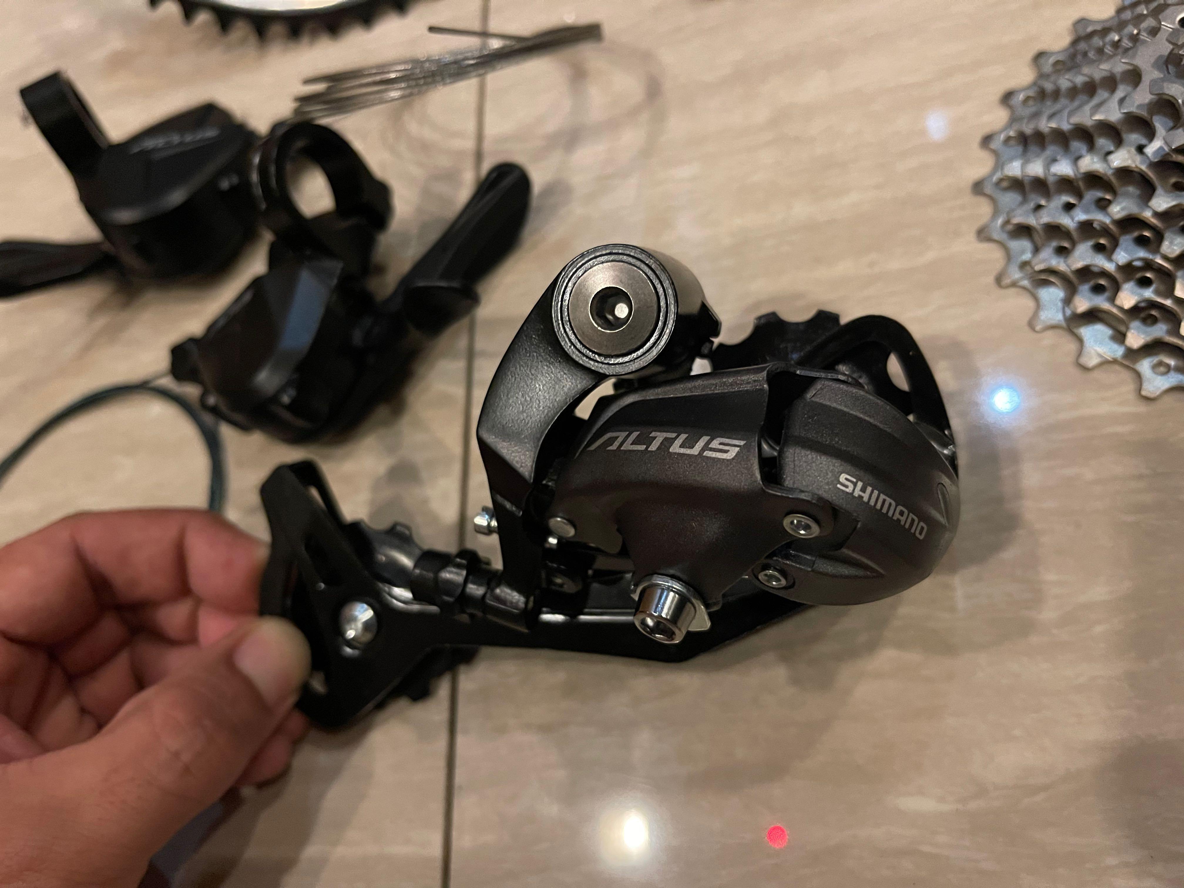 Shimano Altus/Deca groupset for foldies/mini velo, Sports Equipment ...