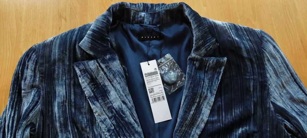SISLEY SUEDE Blazer Coat Jacket BENETTON Group Women s Fashion