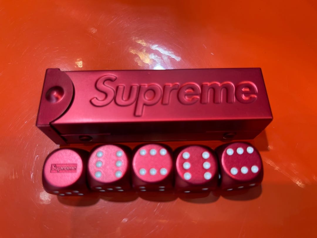 Supreme Aluminum Dice Set, 男裝, 手錶及配件, 飾物架、飾物盒、飾物