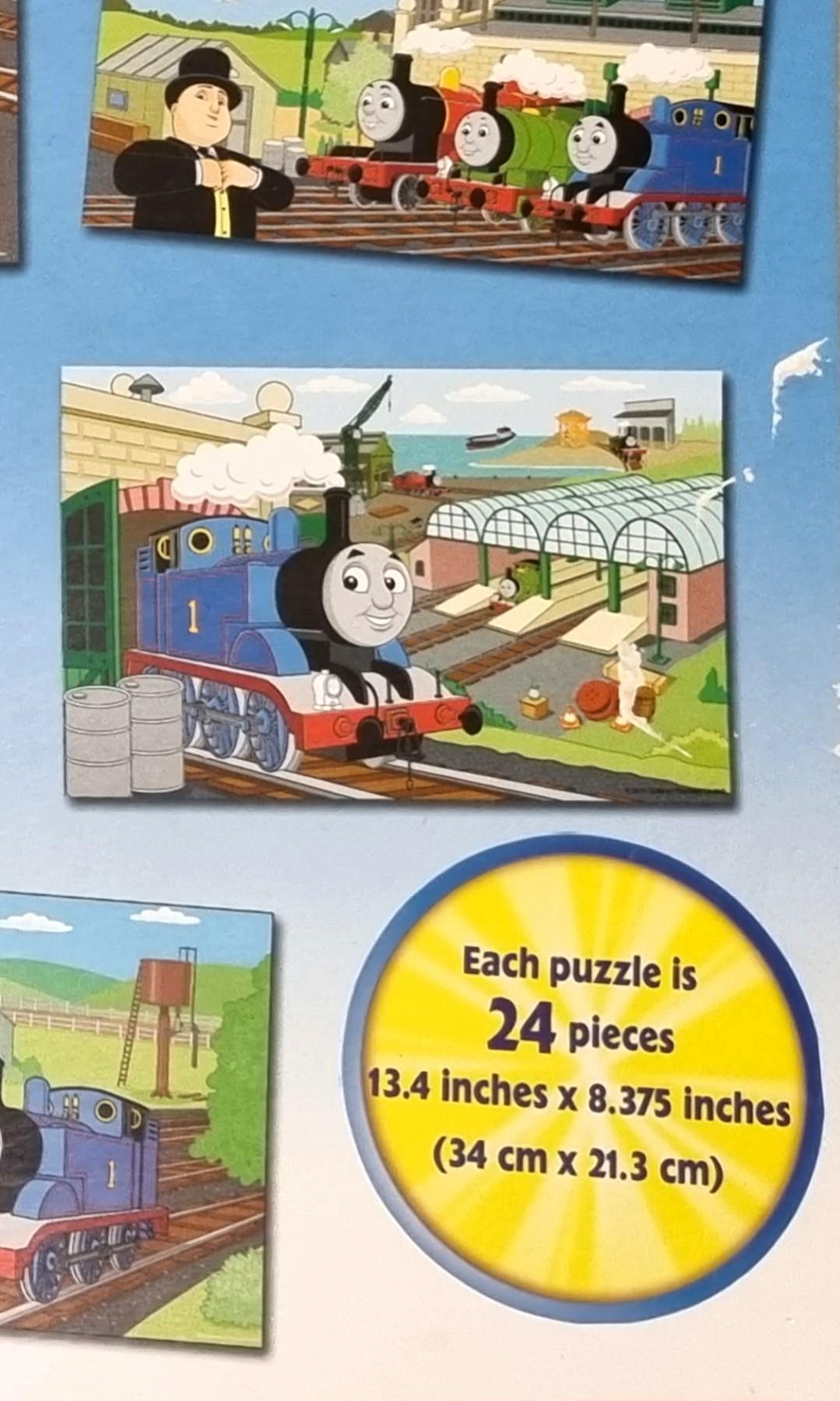 Thomas Friends 8 wooden puzzles Hobbies Toys Toys Games on