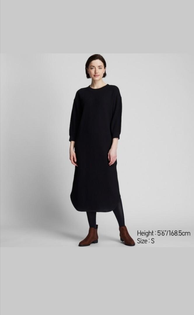 Uniqlo V Neck Knit Dress Women s Fashion Dresses Sets