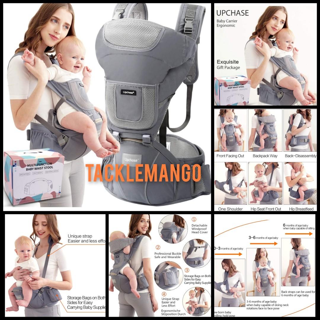 Upchase Baby Carrier Adjustable Multifunction Ergonomic Hip Seat 