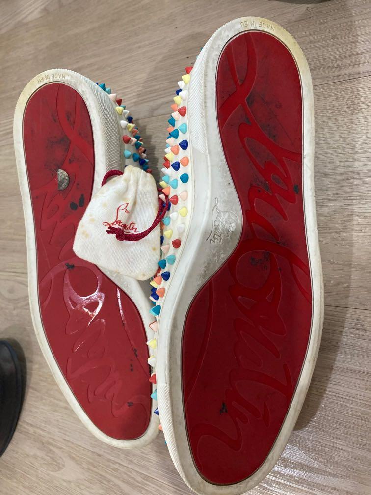 USED Christian Louboutin Men s Candy Crush shoes Men s Fashion