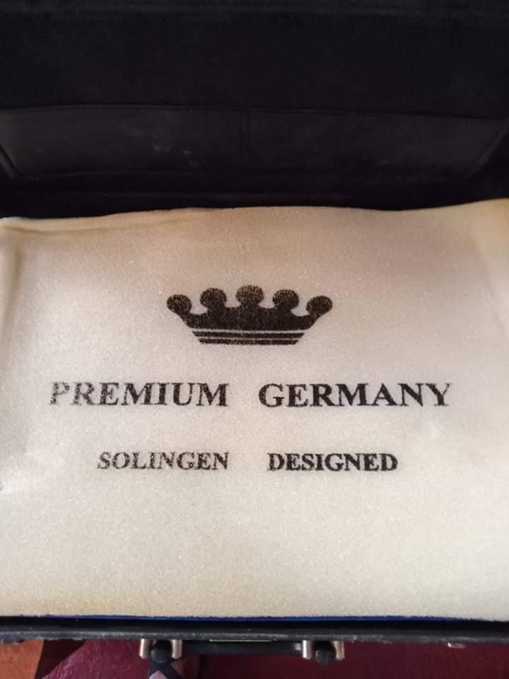 Utensils set from Germany 2 sets (Category: Bathroom & Kitchen Fixtures) located in Quezon City. Submitted by eynzel (Listing ID 1094503641, Image 3). Description: 375$ if you will search this on google per box .. ill gve discounts for this 2 sets of boxes just PM me . HINDI KINAKALAWANG HEAVY AND THICK AUTHENTIC ‼️ PRICY :).