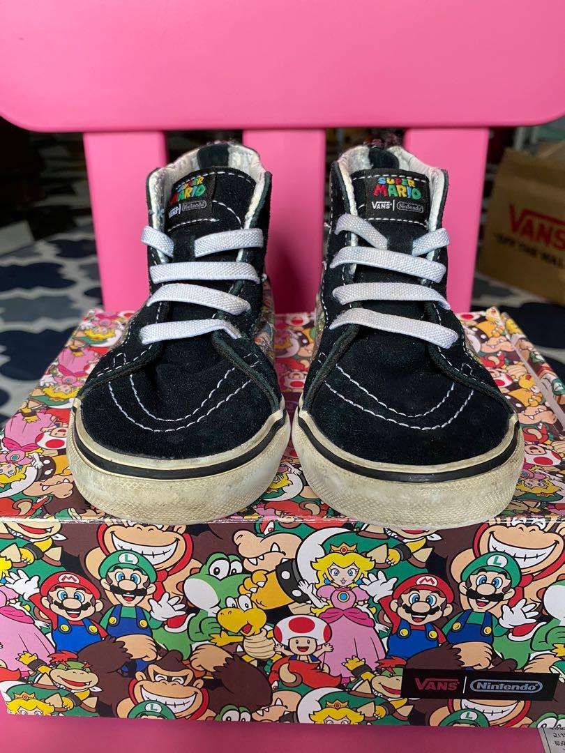 Mario hot sale vans toddler