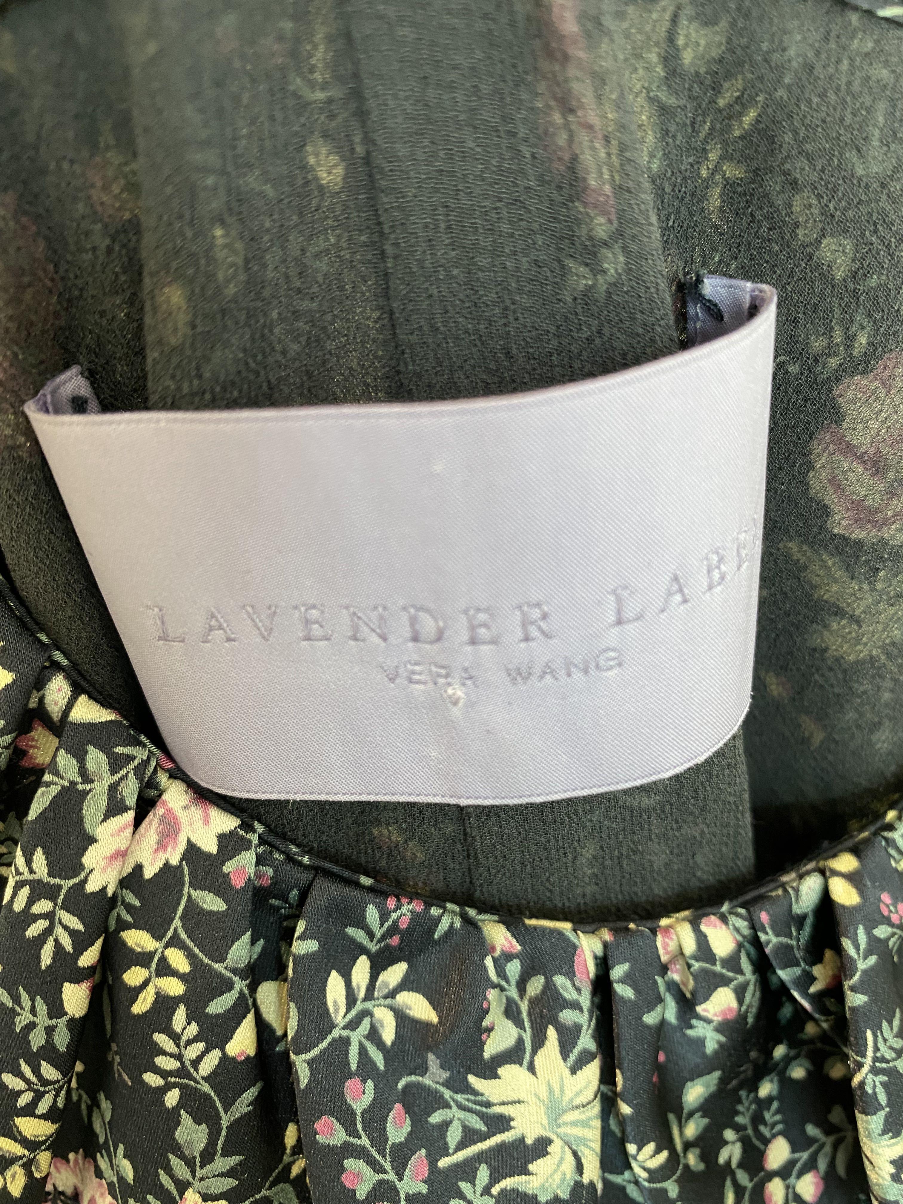 Vera Wang Lavender Label Floral Romper Size 4, Women's ...