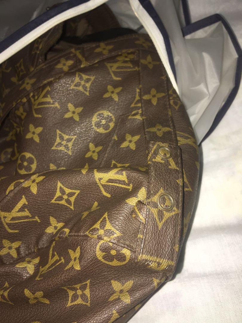 Louis Vuitton Dapper Dan “Members Only” Leather Monogram Bomber