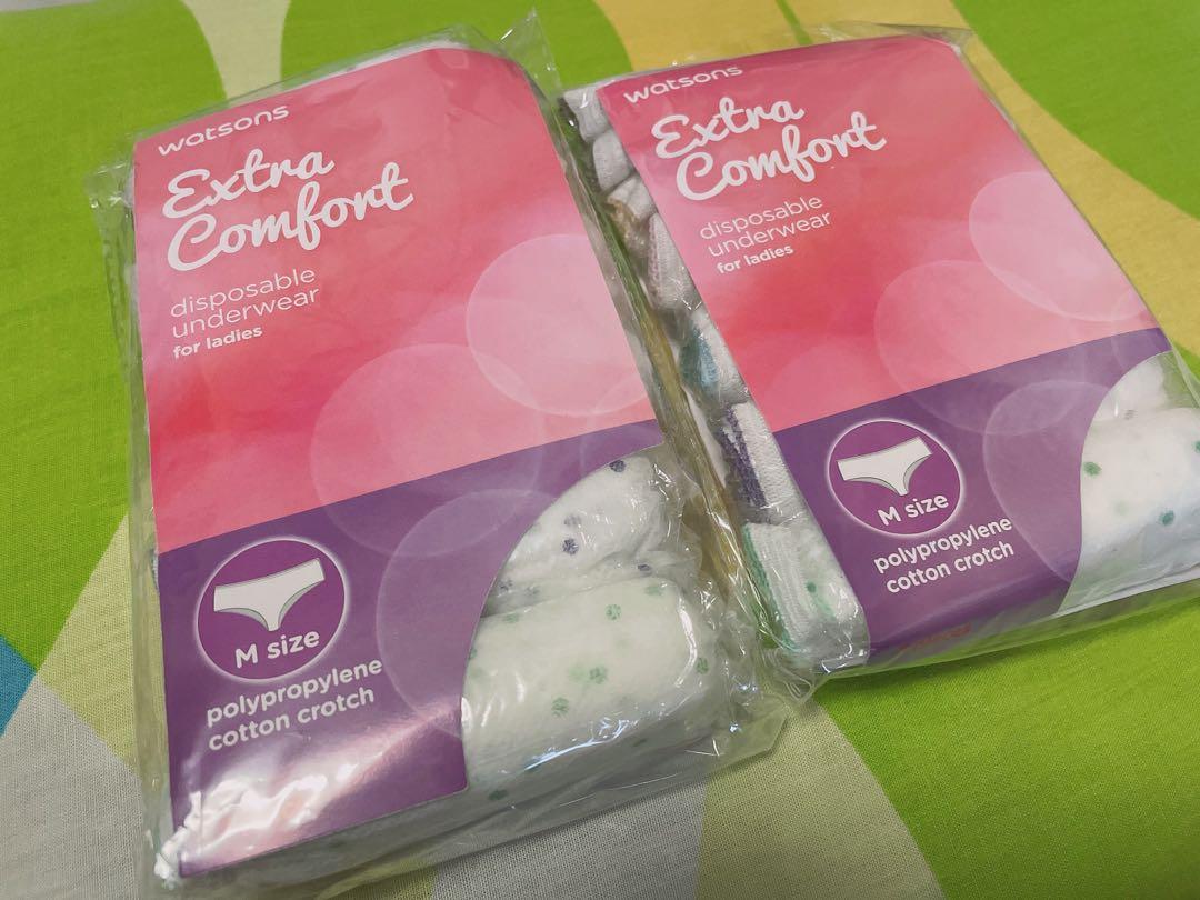 WATSONS Extra Comfort Disposable Underwear for Ladies (M Size) 5 Pieces