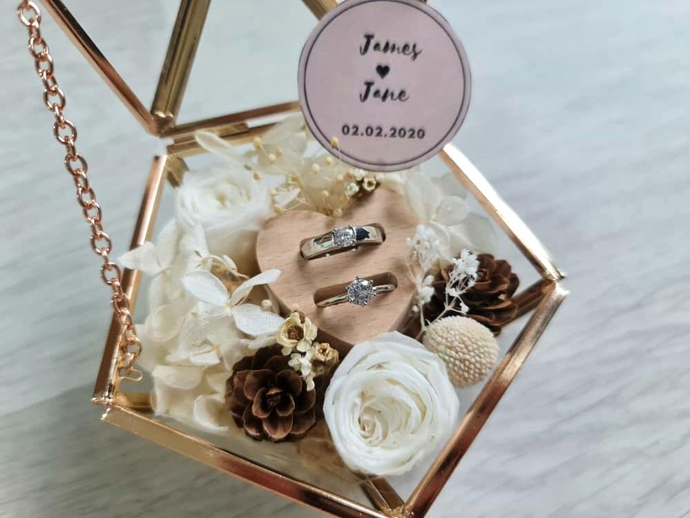 Glass dome outlet ring