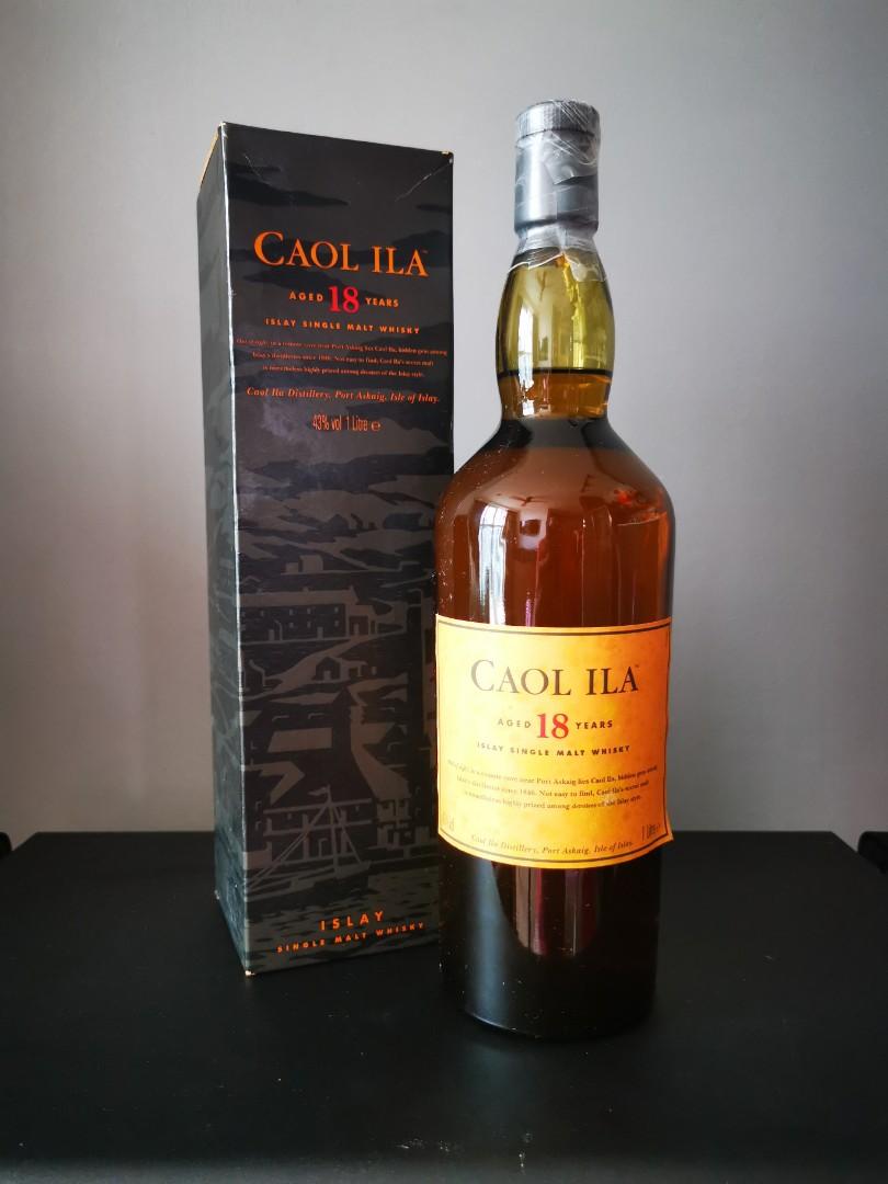 Whisky Caol Ila 18 1 Litre Food Drinks Beverages On Carousell