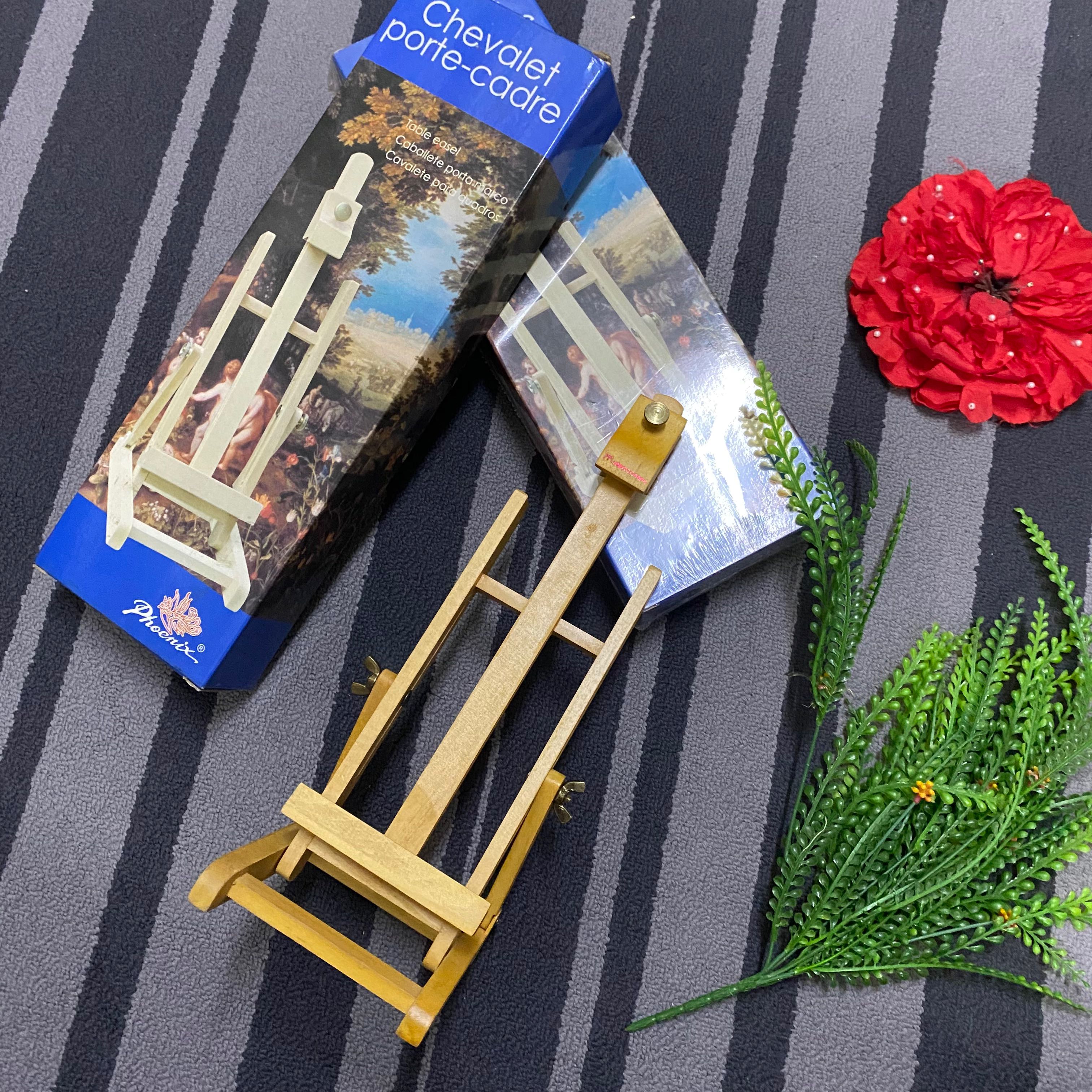 Wooden folding painting easel_ Table easel_display_holder tripods