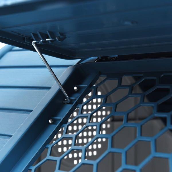 XXL Plastic Dog House with Teal Roof (Door included), Pet Supplies