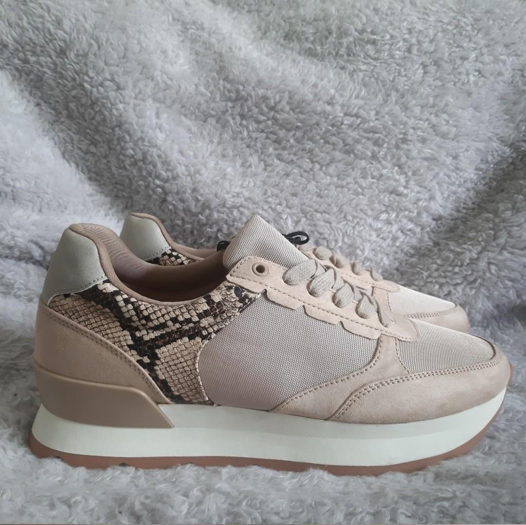 Zara sneakers animal print deals