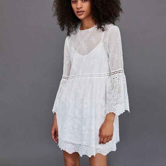 ZARA EMBROIDERED CUTWORK WHITE DRESS, Women's Fashion, Dresses & Sets, Dresses on Carousell ZARA EMBROIDERED CUTWORK WHITE DRESS, Women's Fashion, Dresses & Sets, Dresses on Carousell