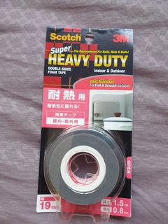 3m Scotch Super Heavy Duty Mounted Heat Resistant Double Sided Tape Everything Else On Carousell 3m Scotch Super Heavy Duty Mounted Heat Resistant Double Sided Tape Everything Else On Carousell