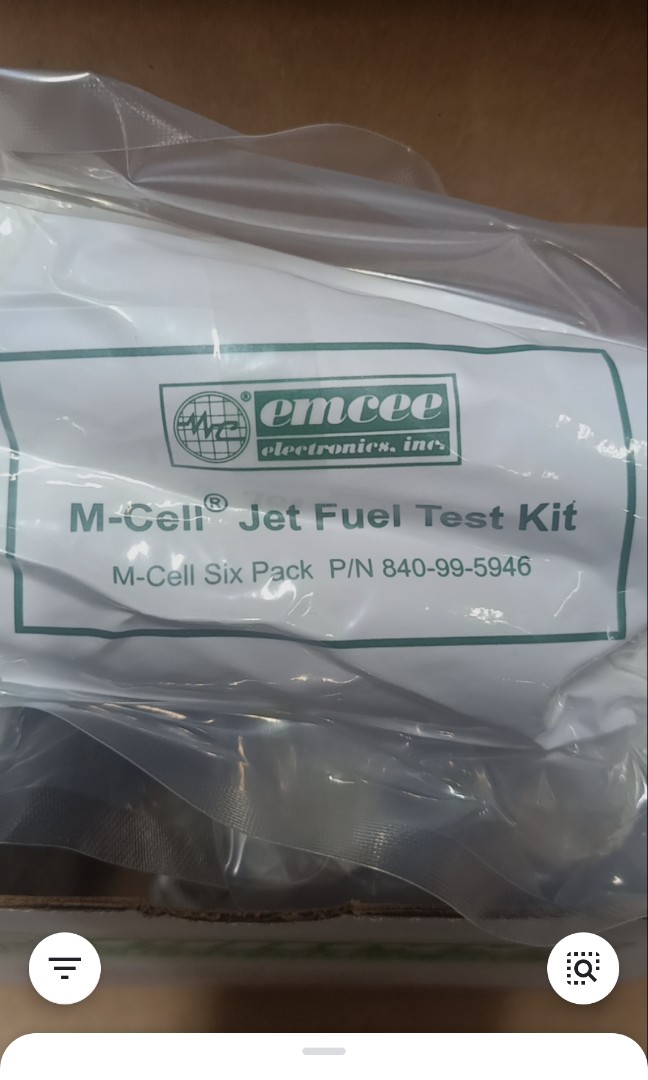 Jet Fuel Test Kit 6pack MCell (ASTM D7224 Product Code 840 99 5946