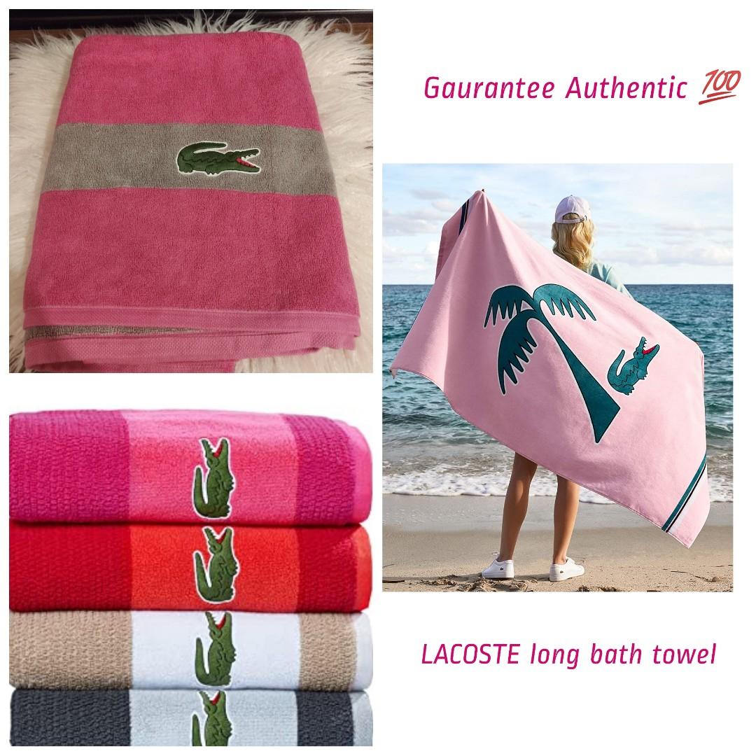 Lacoste Bath Towels BNEW, Furniture & Home Living, Bedding & Towels on  Carousell