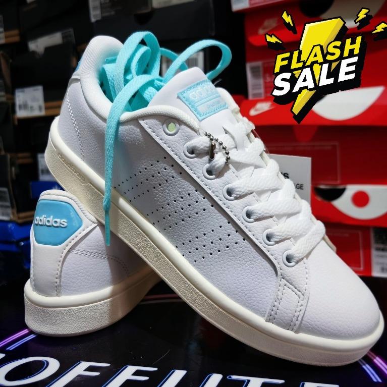 Adidas NEO Cloudfoam Advantage Clean Aqua Blue Women s Fashion Footwear Sneakers on Carousell