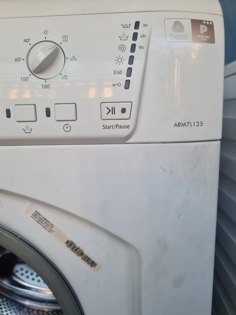 Ariston Washing Machine 7Kg, TV & Home Appliances, Washing Machines and