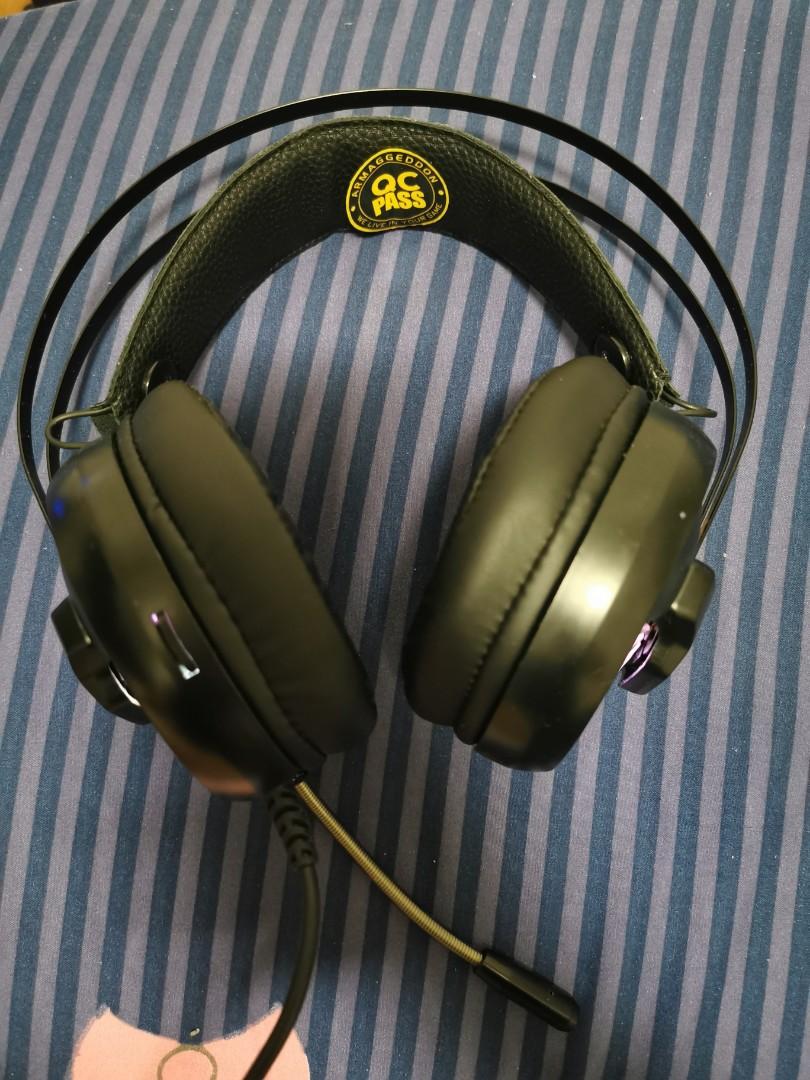 Armaggeddon Atom 5 Gaming Headset Audio Headphones Headsets on Carousell