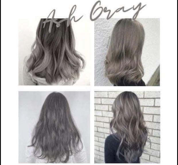 Ash gray Hair Colour super trending classy Hair Colour  🦾💐🌻😌🌷💓🥇🥇🥂🔊🔊🎋💐🌻, Beauty & Personal Care, Hair on Carousell