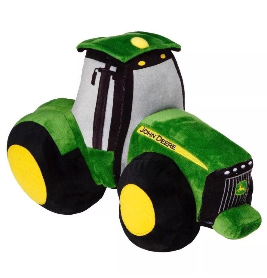 Authentic Rare Large Big John Deere Tractor Plush Soft Toy