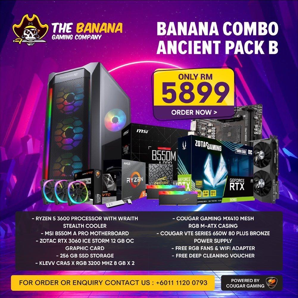 BANANA GAMING RTX PC PACKAGE ORDER, Computers & Tech, Desktops on Carousell