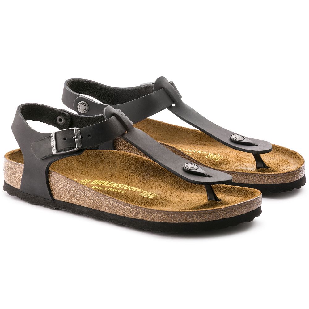 BIRKENSTOCK Kairo Oiled Leather Black Men s Fashion Footwear