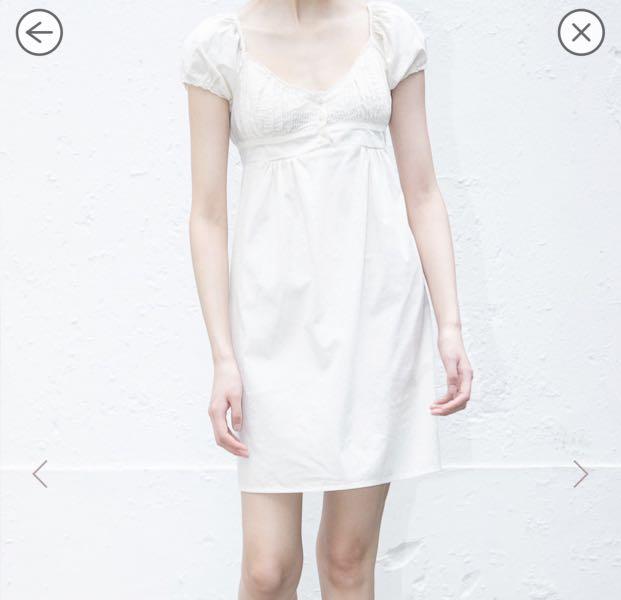 Brandy melville white dress, Women's Fashion, Dresses & Sets