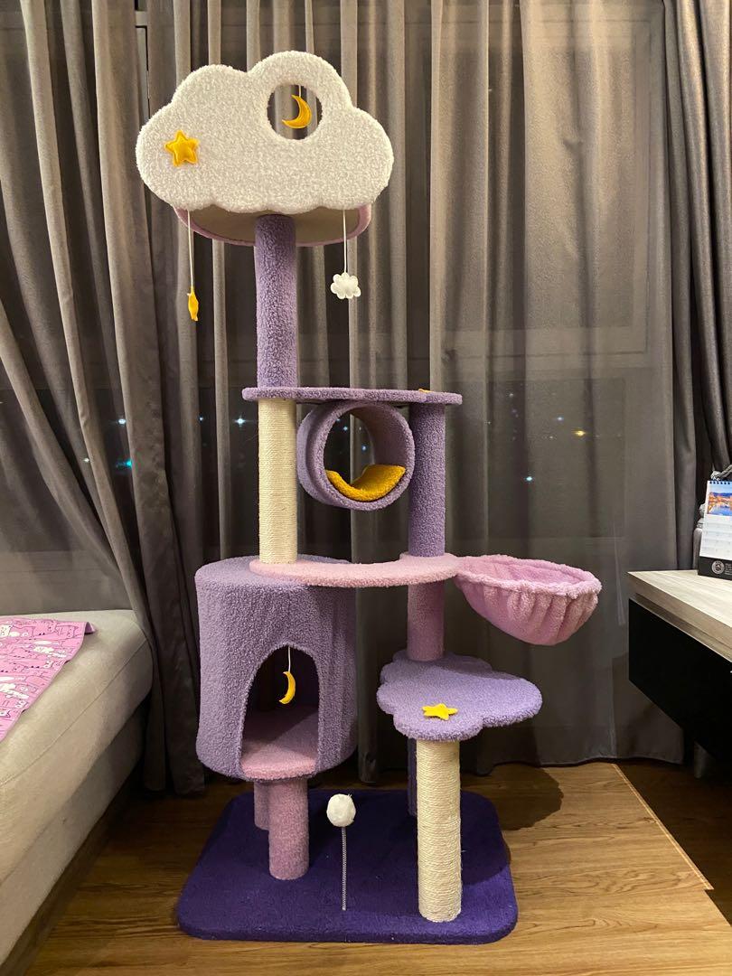 cat tree already assembled