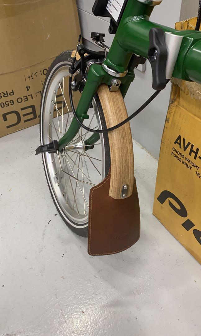 Brompton wood furnished mudguards Sports Equipment Bicycles