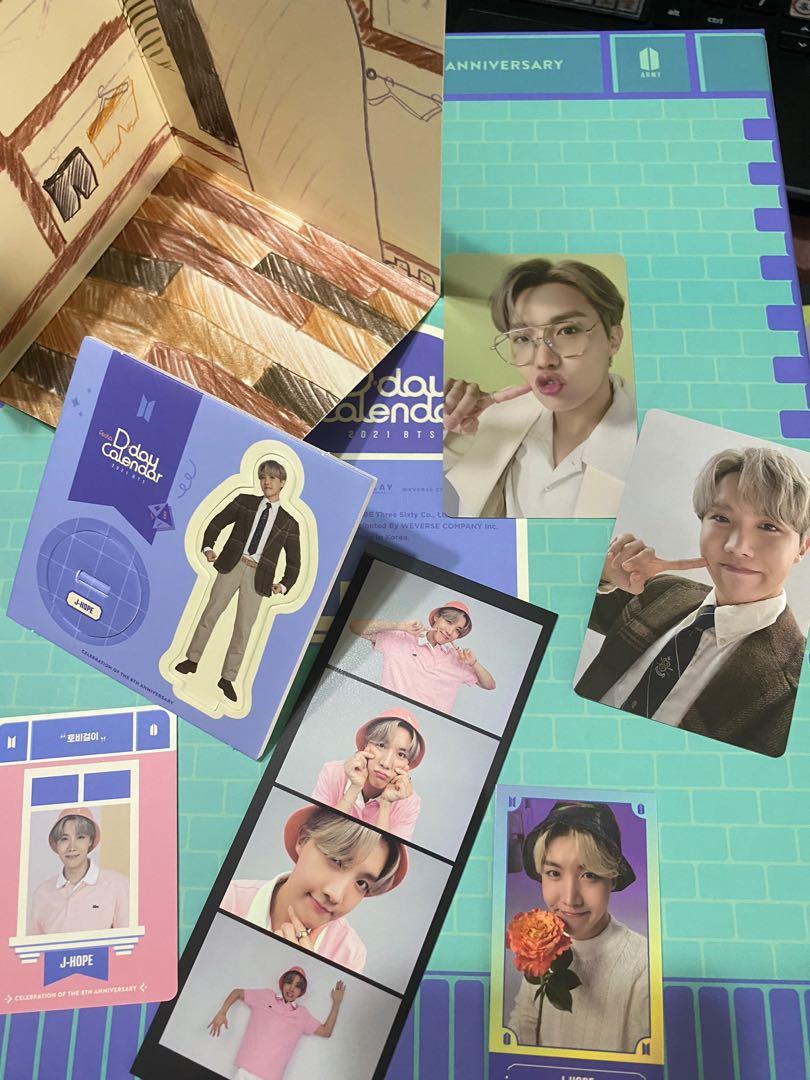 BTS festa calendar 拆放, 興趣及遊戲, 收藏品及紀念品, 韓流 Carousell