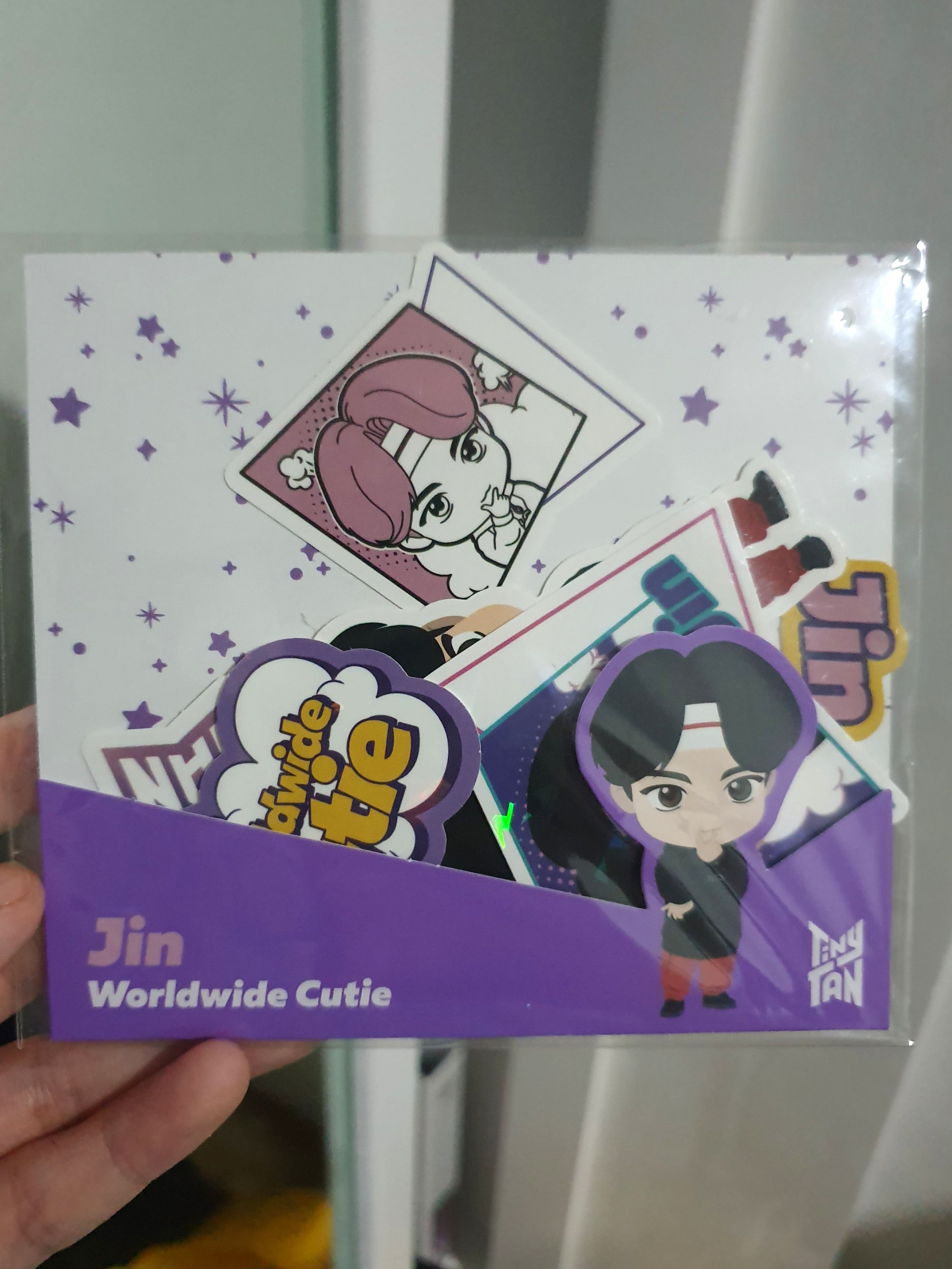 Bts Tiny Tan Sticker Set Jin Hobbies Toys Memorabilia Collectibles K Wave On Carousell