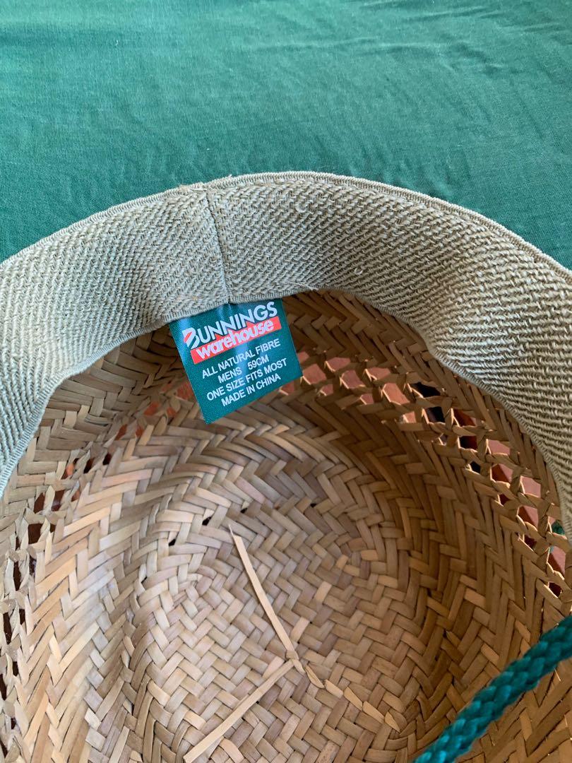 Bunnings straw hat, Men's Fashion, Watches & Accessories, Caps & Hats