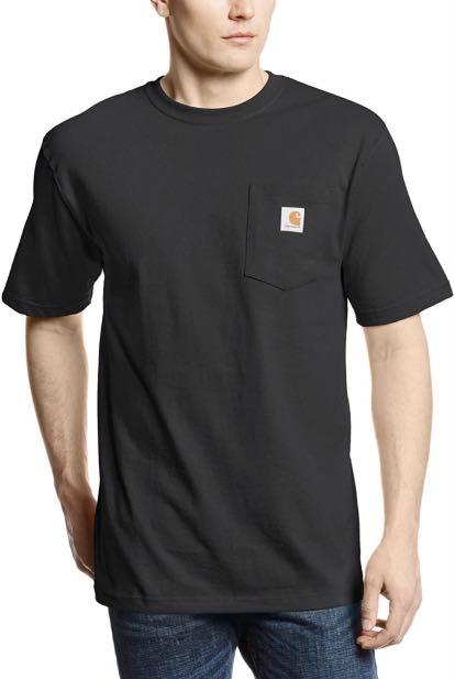Carhartt Men's K87 T-Shirt (Black), Men 