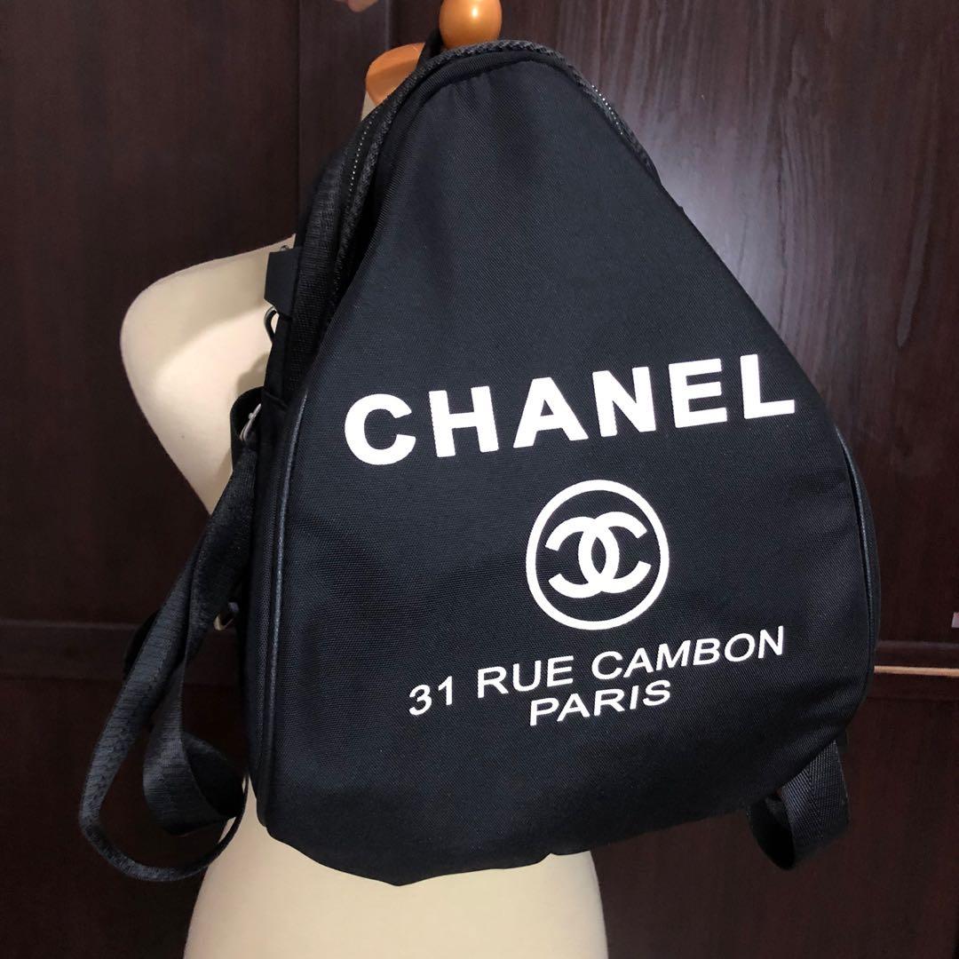 Chanel Backpack VIP Gift Black, Fesyen Wanita, Tas & Dompet di Carousell