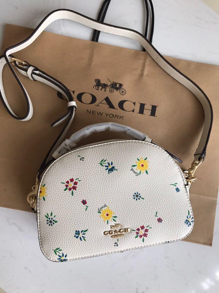 Coach flower hotsell crossbody