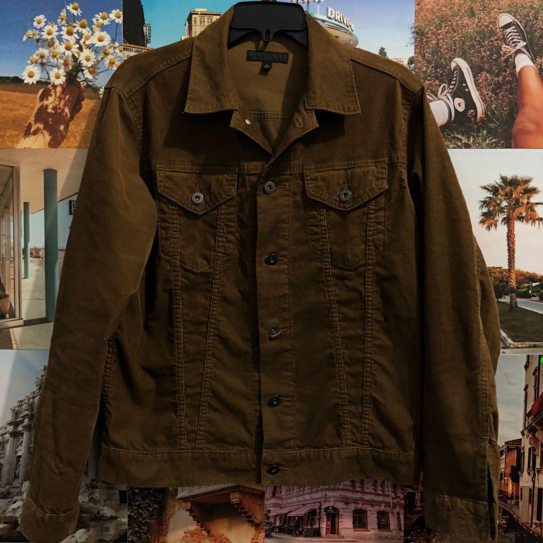 Jaket shop corduroy uniqlo