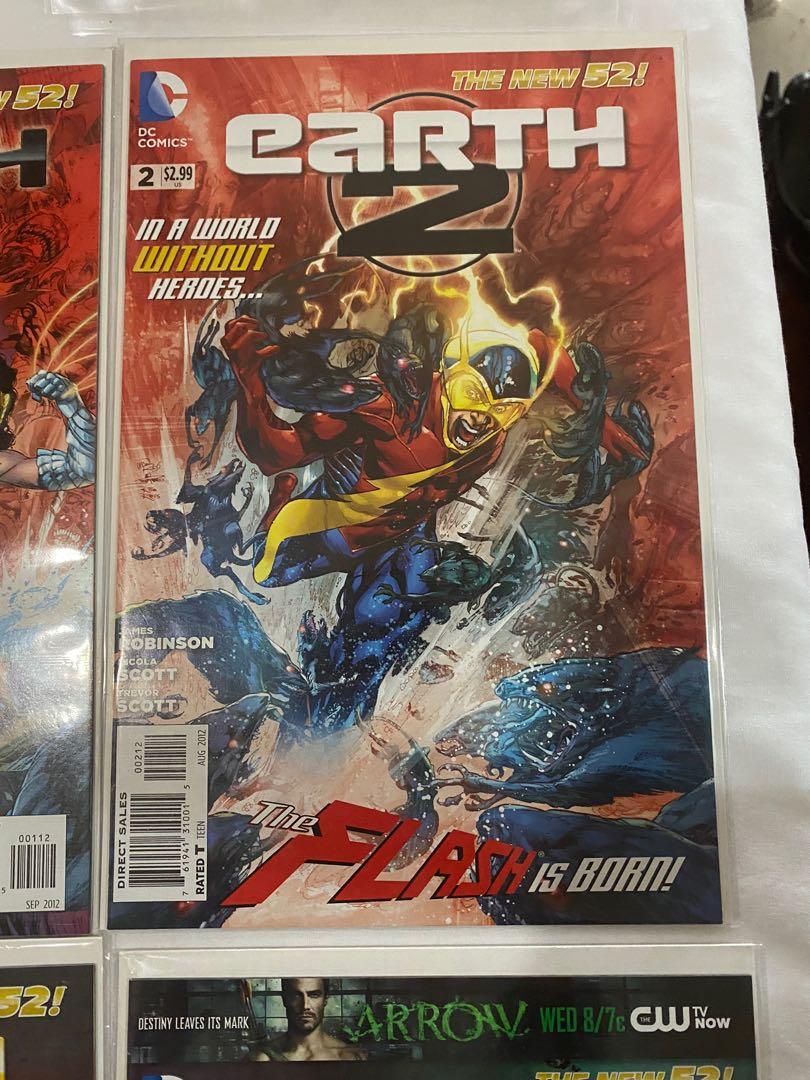 DC Comics Earth 2 The New 52 #0 - 5, Hobbies & Toys, Books & Magazines ...