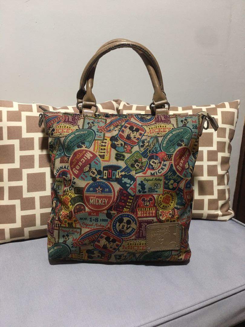 Vintage mickey on sale mouse bag
