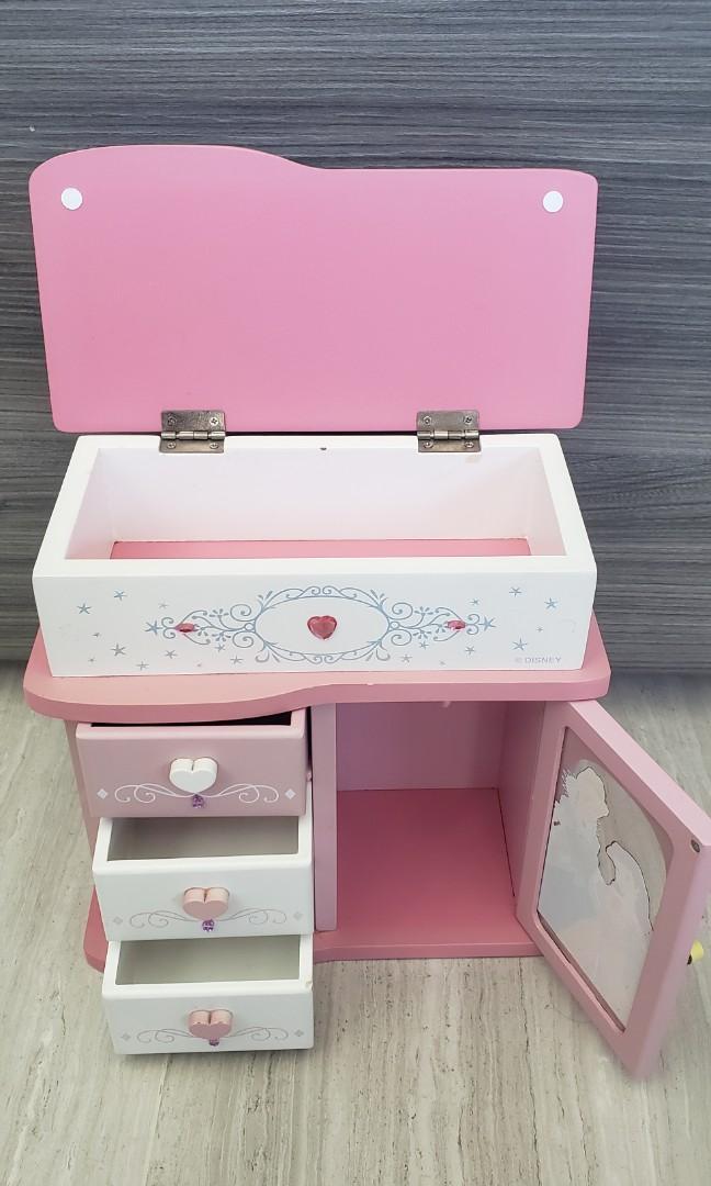 Disney Princess Wooden Jewellery Box, Babies & Kids, Baby Nursery & Kids  Furniture, Kids' Wardrobes & Storage on Carousell