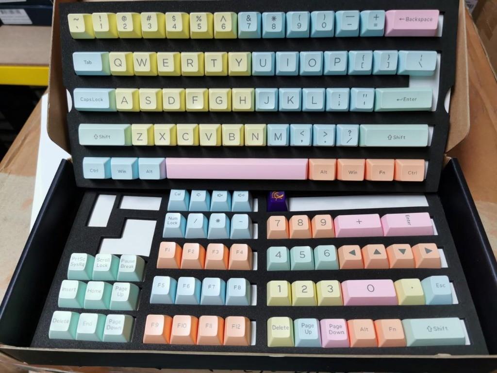 Ducky Cotton Candy SA Keycaps Set, Computers & Tech, Parts