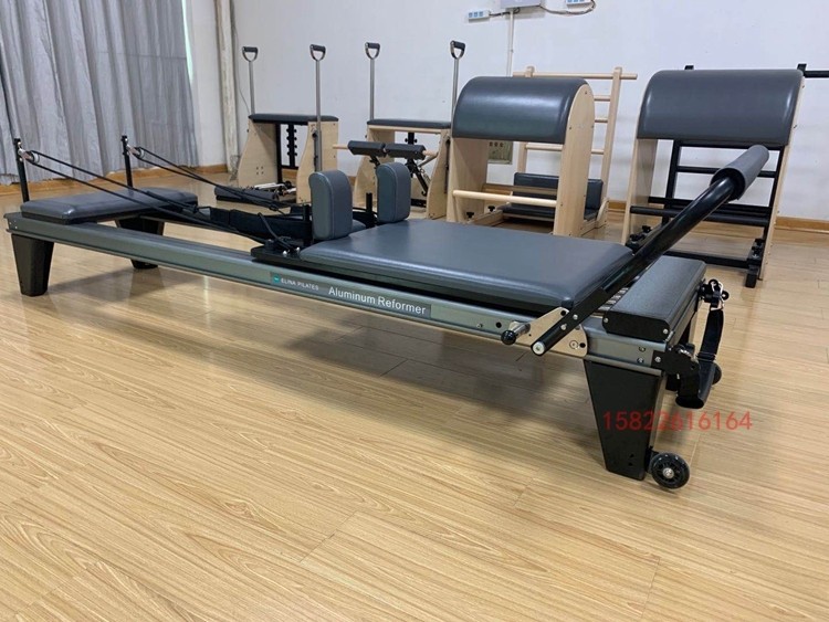 ELINA PILATES ALUMINIUM REFORMER BN VERTICAL TOWER, Sports Equipment,  Exercise & Fitness, Cardio & Fitness Machines on Carousell