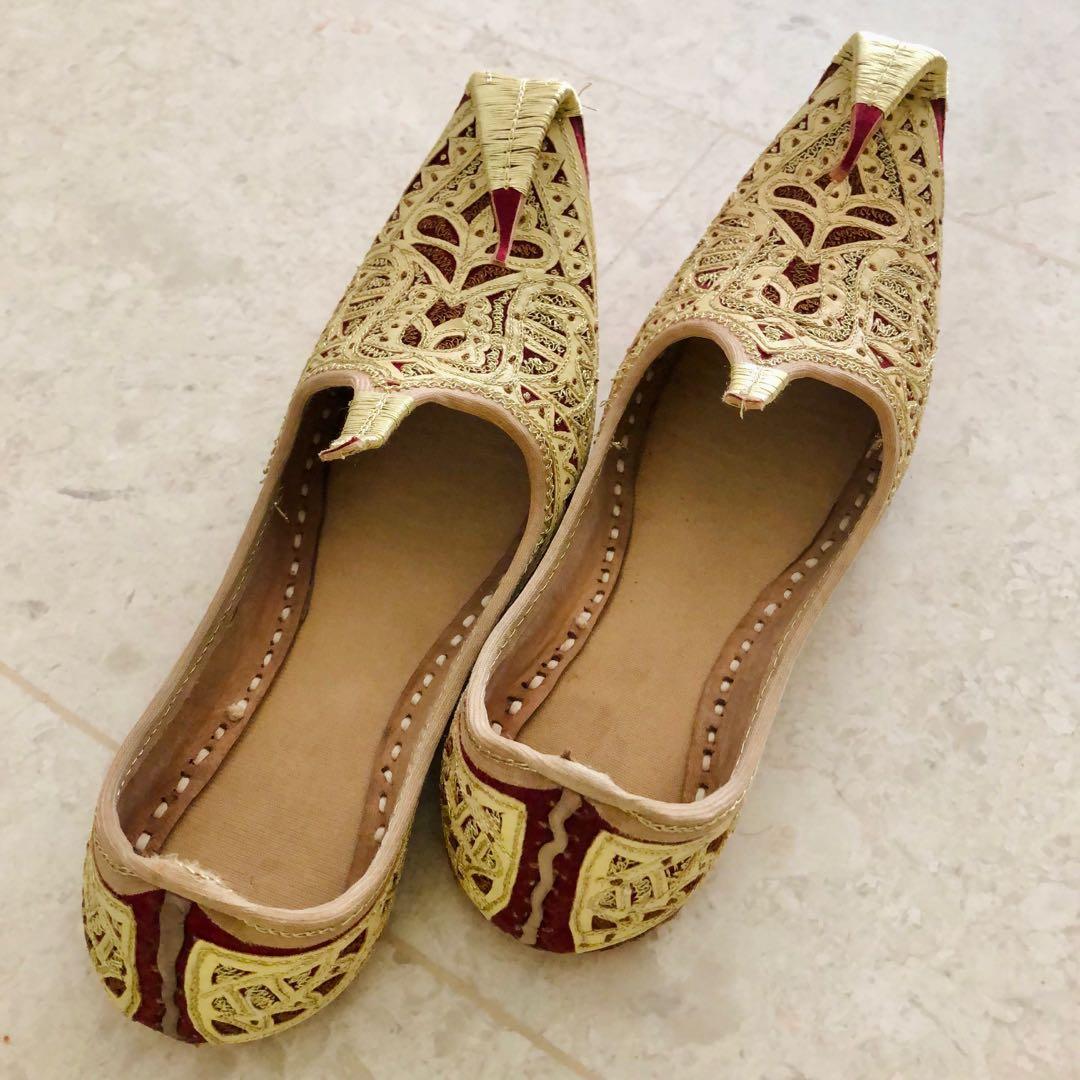 Exotic flat leather shoes wedding size 7 Women s Fashion