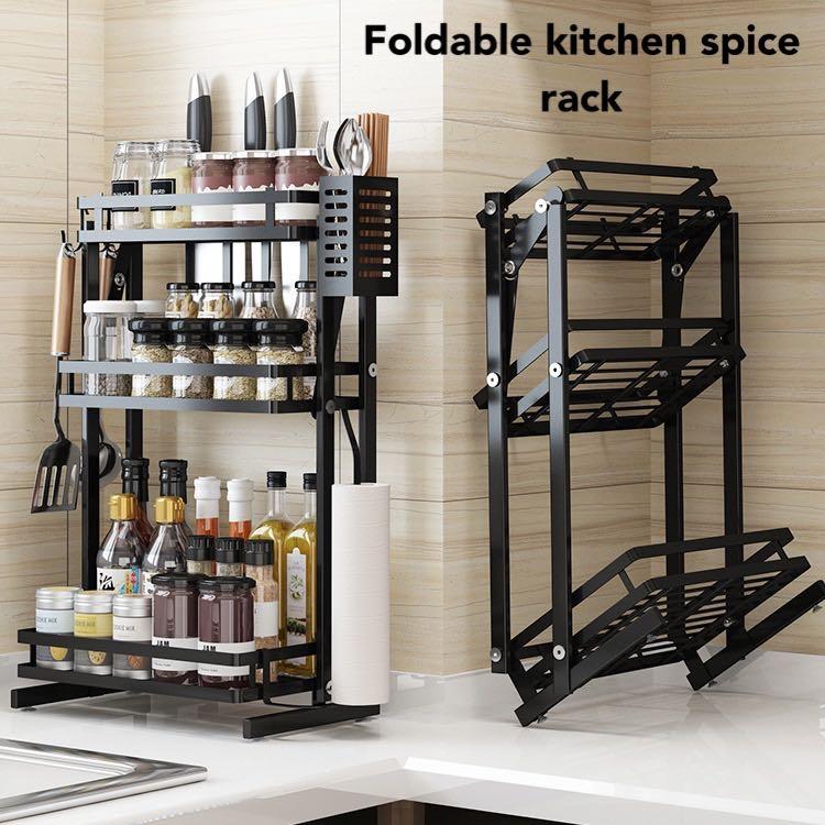 Foldable spice rack online