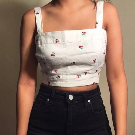 Cherry crop shop top forever 21