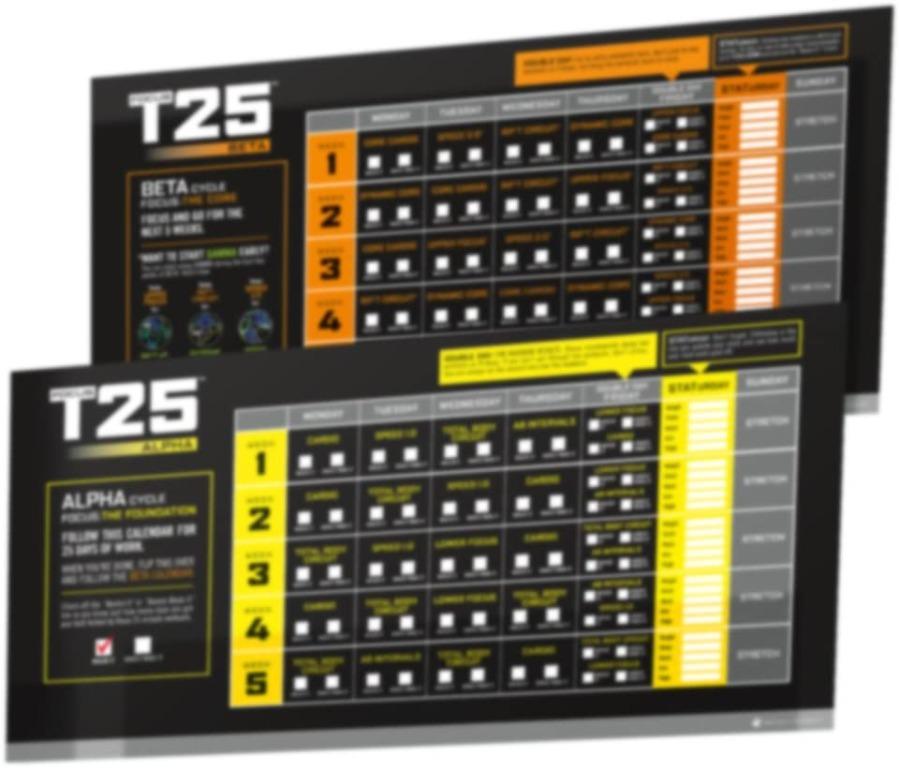 T25 workout free best sale