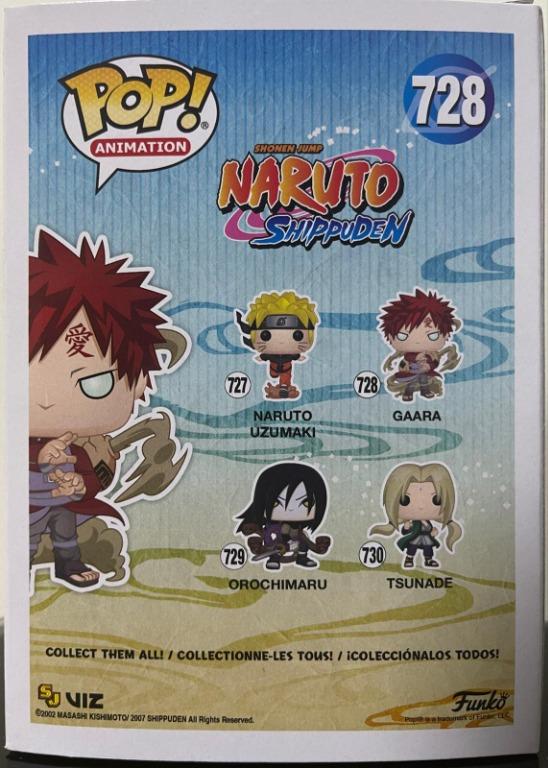 Boneco Gaara 728 Naruto Shippuden - Funko Pop! - UATARI